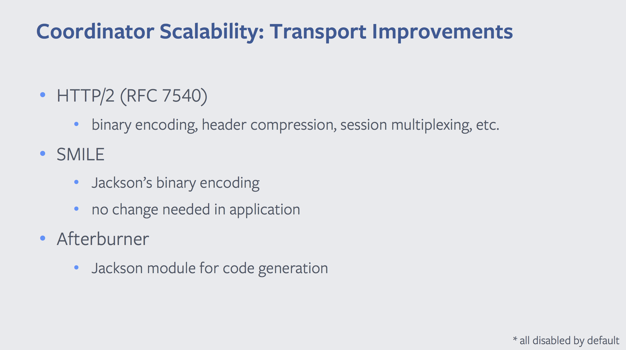 Transport Encoding